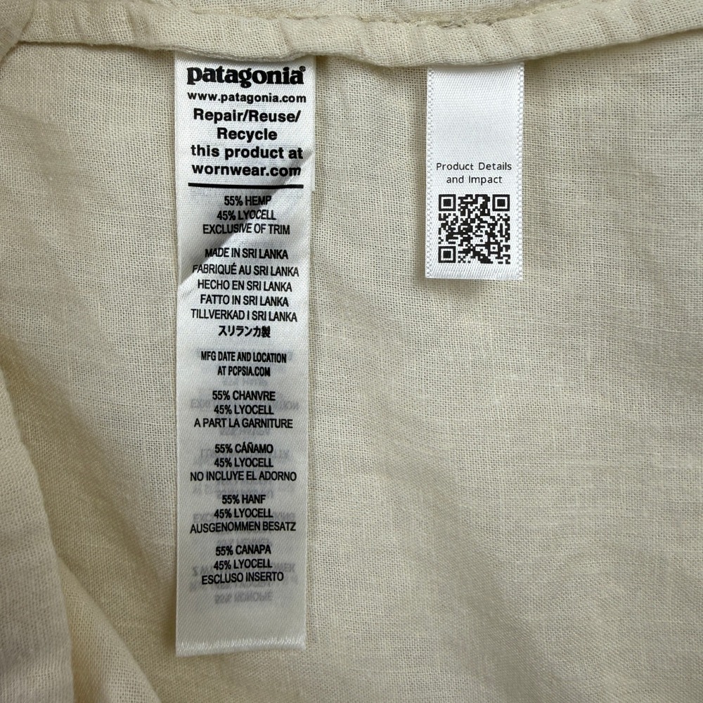 PATAGONIA Garden Island Button Tank Top Womens M Reversible NWT - Picture 10 of 11